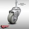 Service Caster 3.5 Inch SS Gray Polyurethane Wheel Swivel 10mm Threaded Stem Caster SCC SCC-SSTS20S3514-PPUB-M1015 - alternate 4